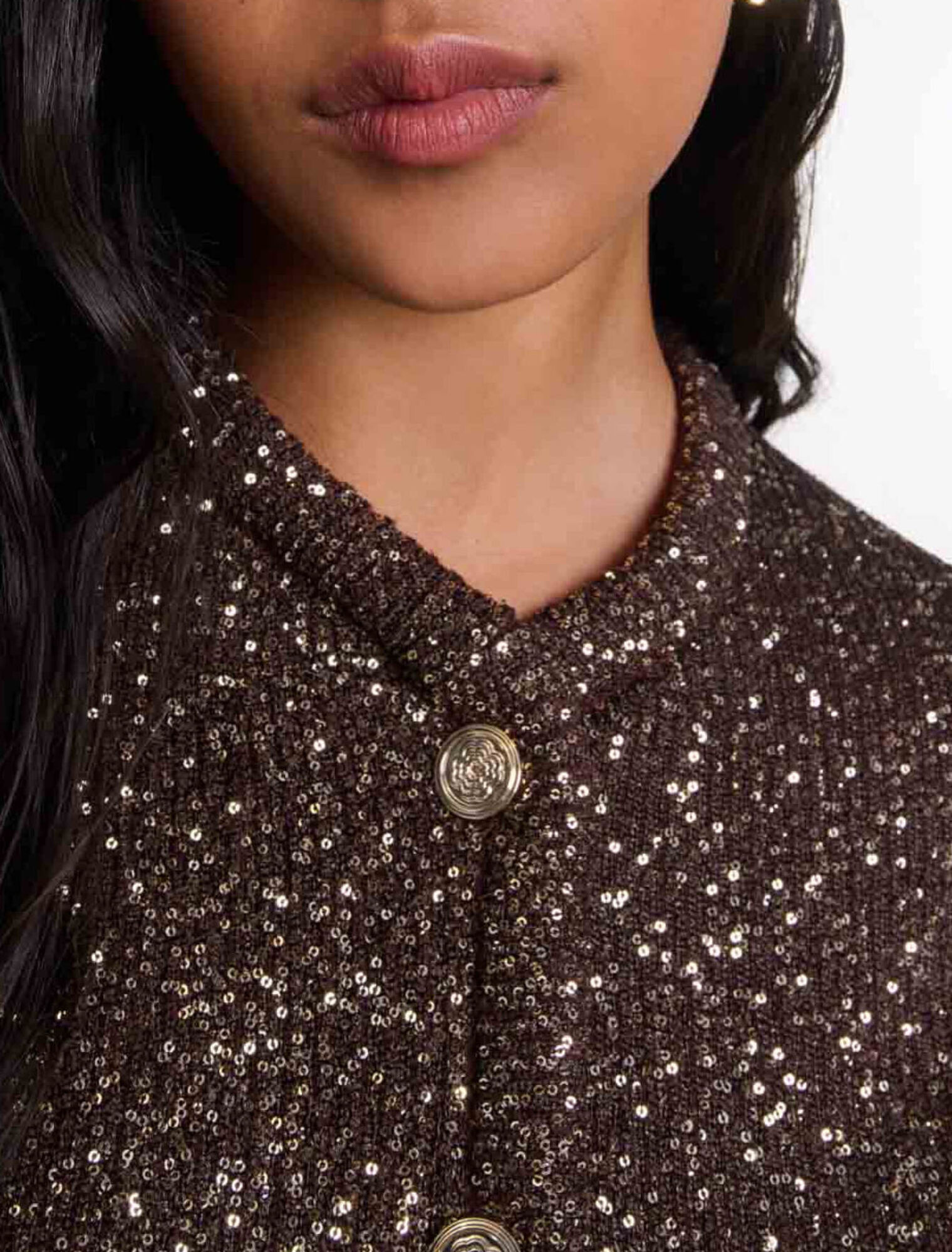 Sequinned cardigan