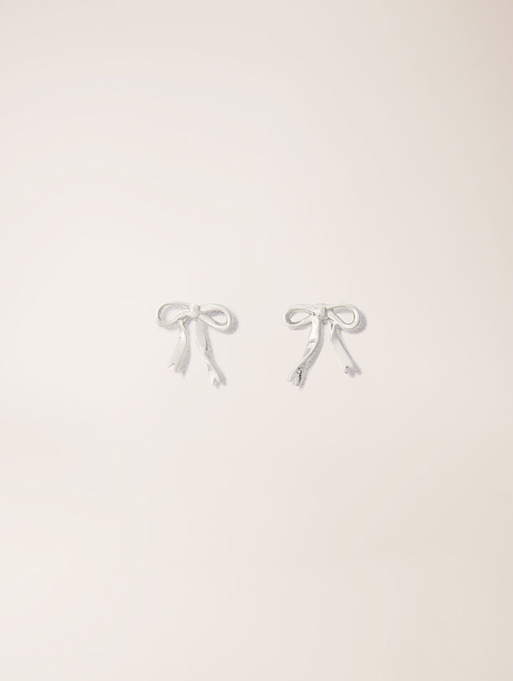 Small bow earrings