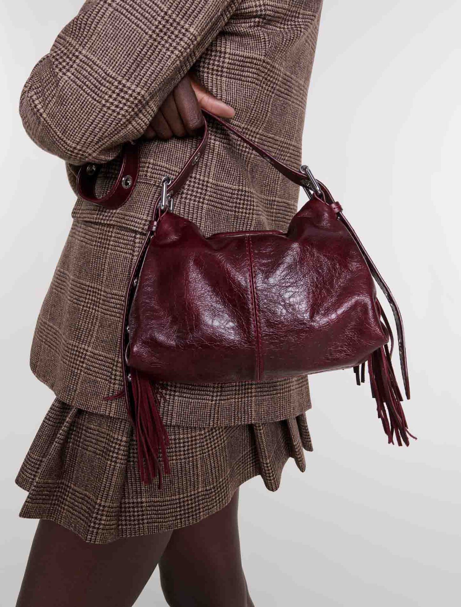 Crackled leather Miss M Mini bag