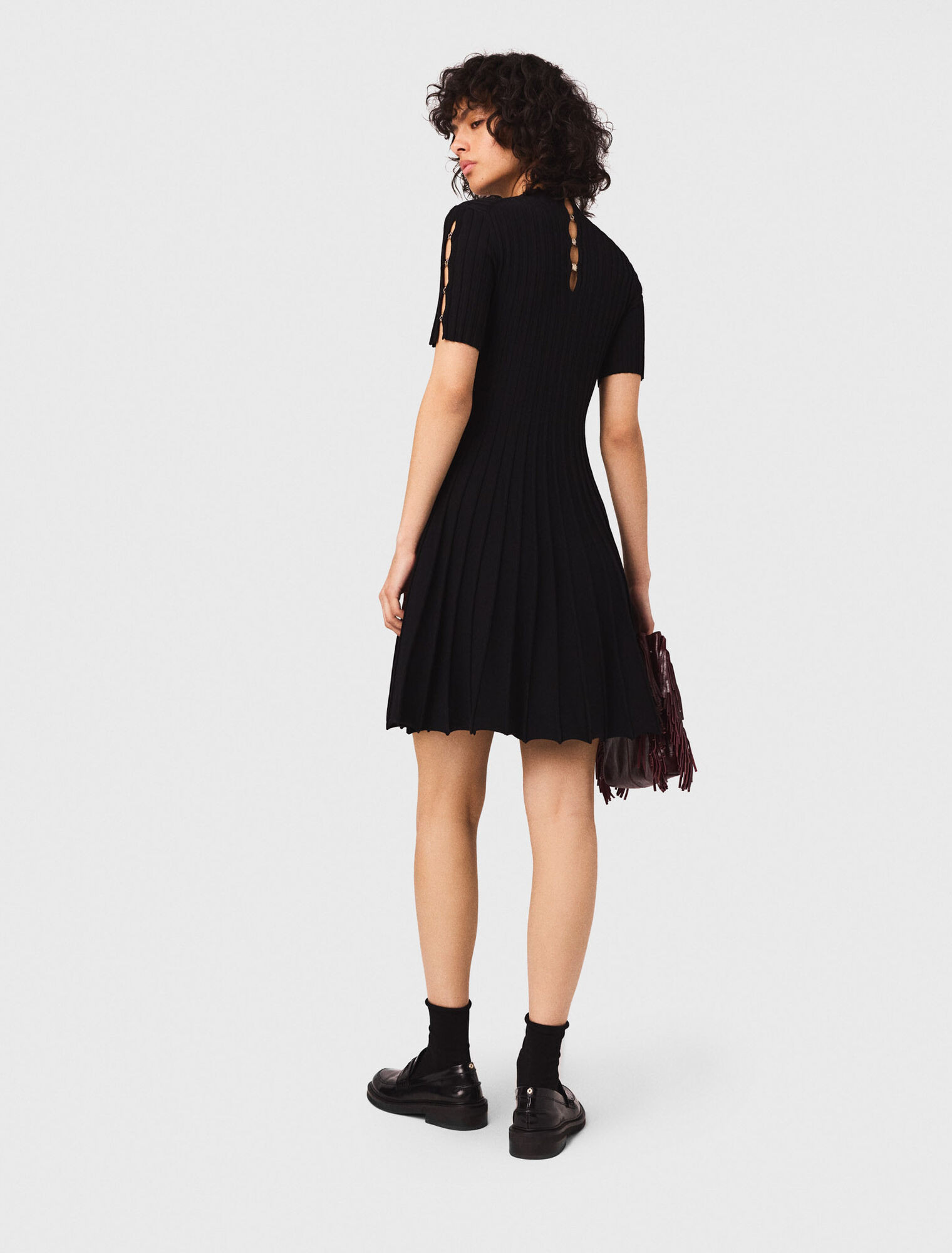 Mini knit dress