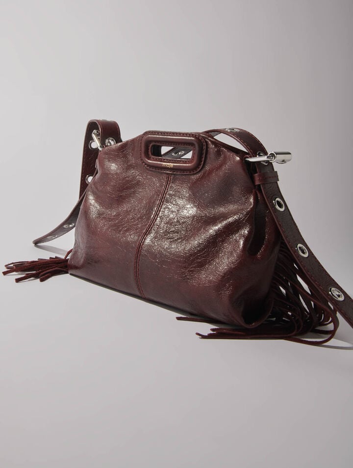 Crackled leather Miss M Mini bag