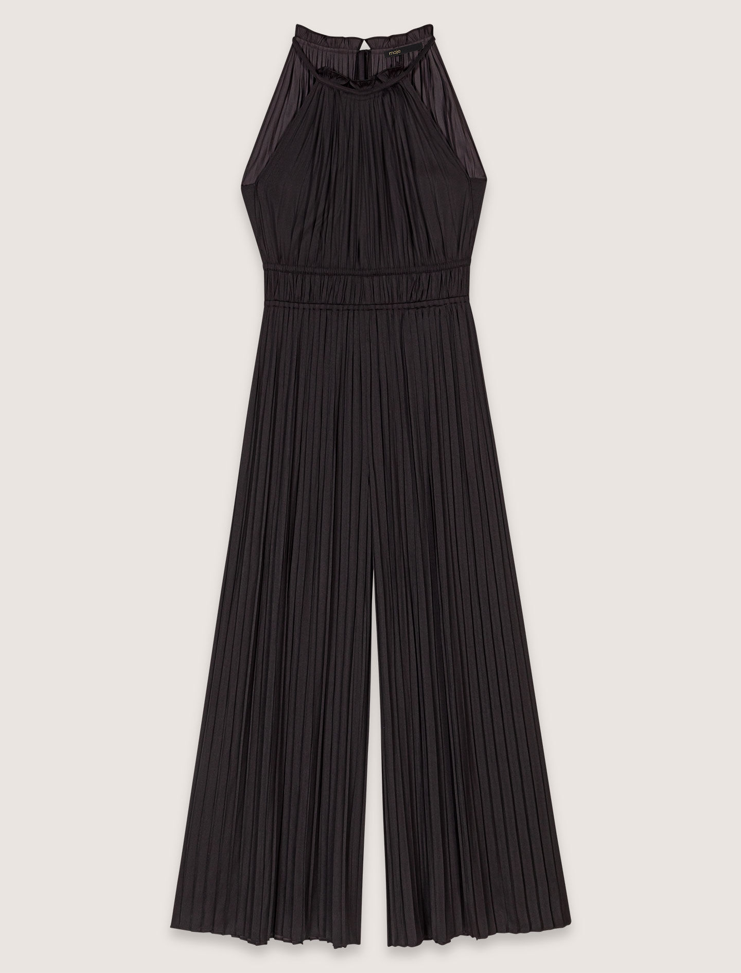 専用pleats by monica Pleated jumpsuit Black / Gray For Women | Maje