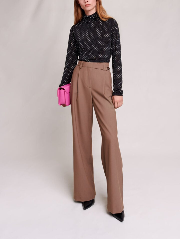 Wide-leg trousers