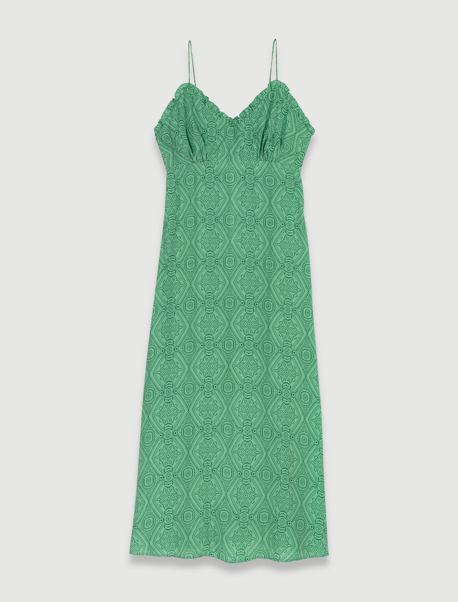 Strapless maxi dress
