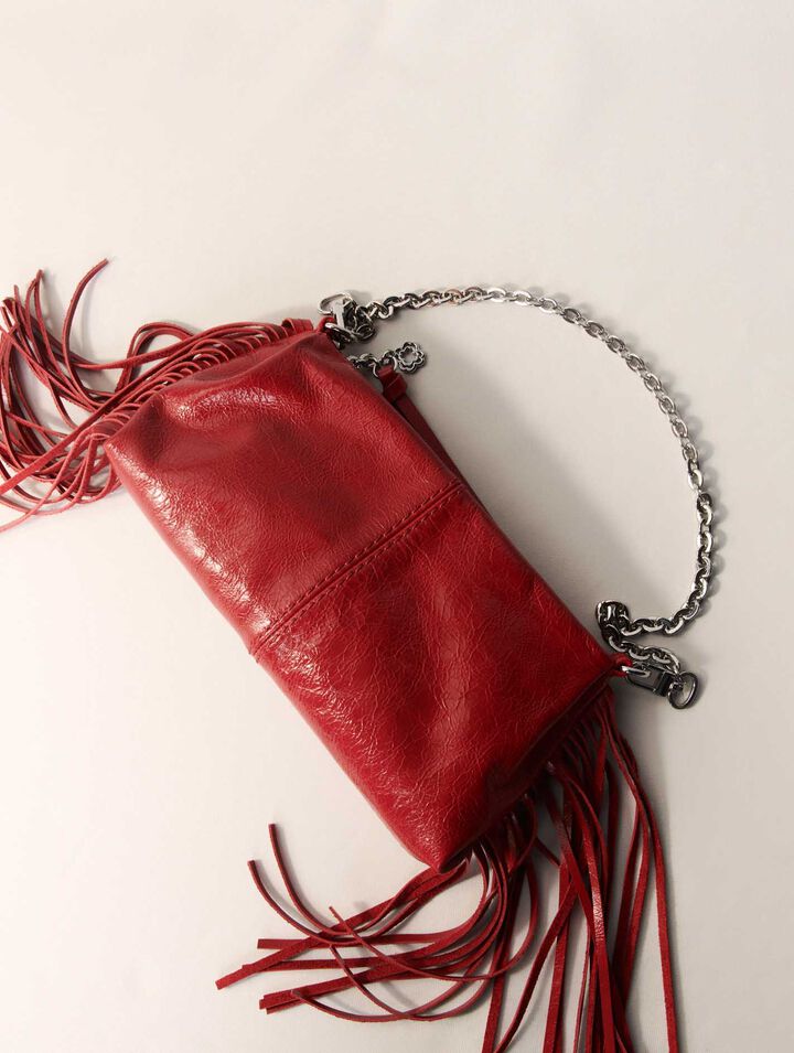 Miss M Pouch patent leather clutch