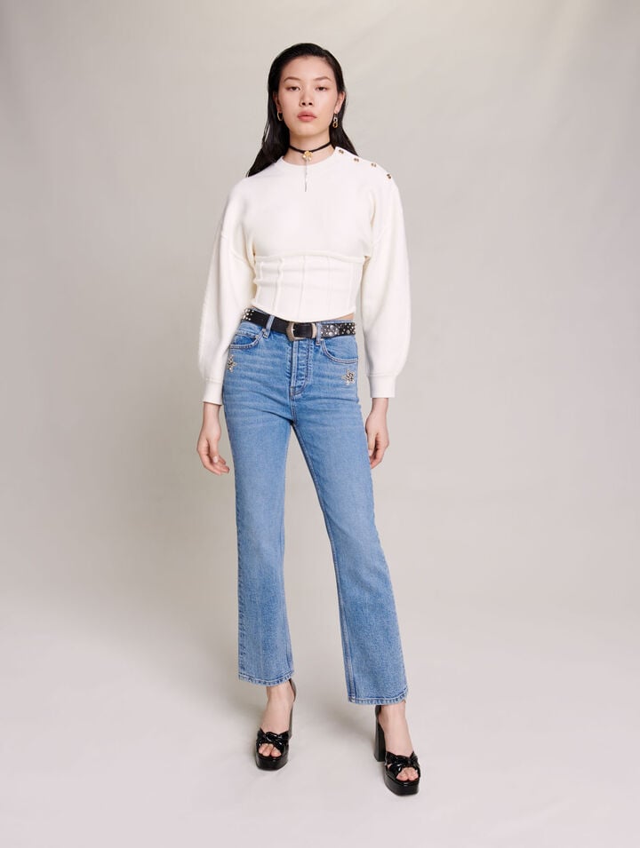 Knit corset jumper