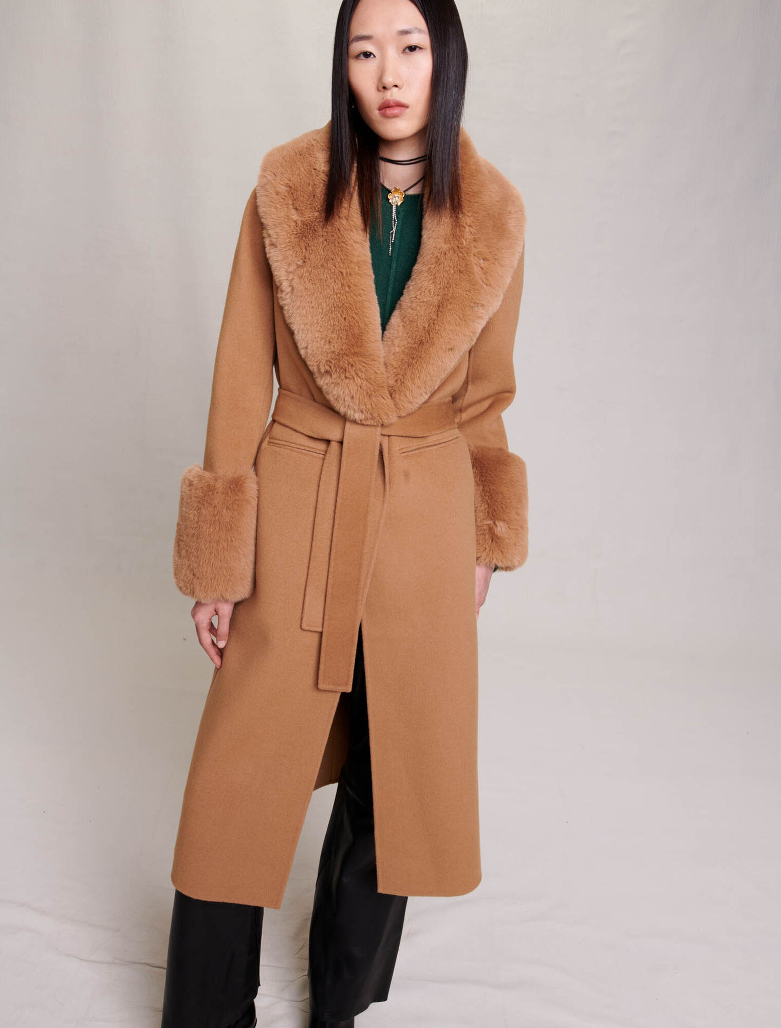 Long wool coat