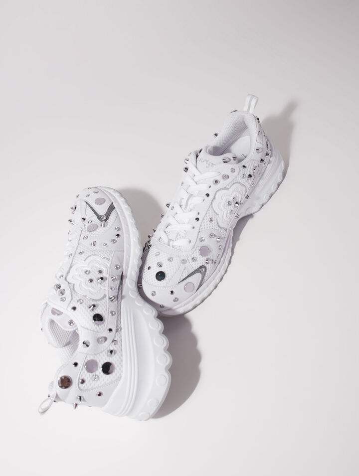 M stud sneakers