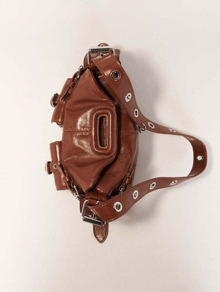 Miss M Mini cargo leather bag