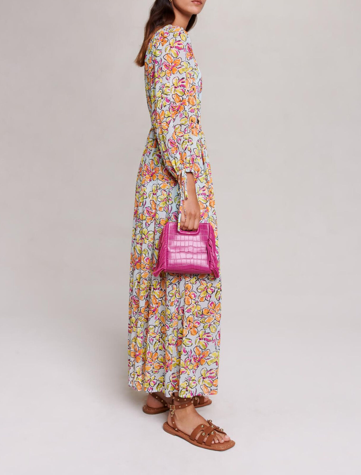 Printed maxi dress
