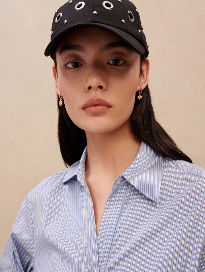 Striped shirt dress