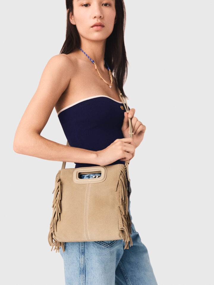 Suede M bag