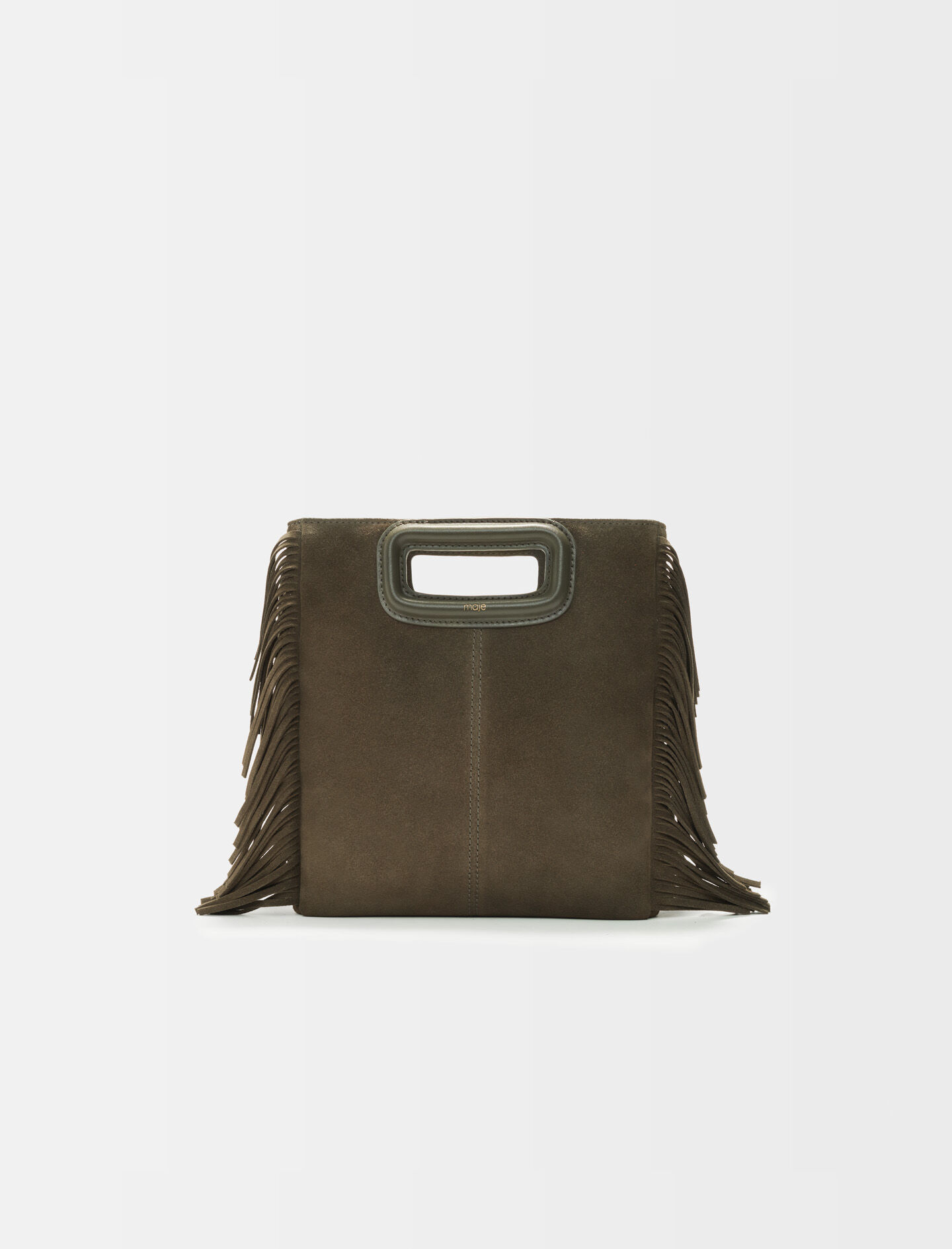 M bag in suede leather