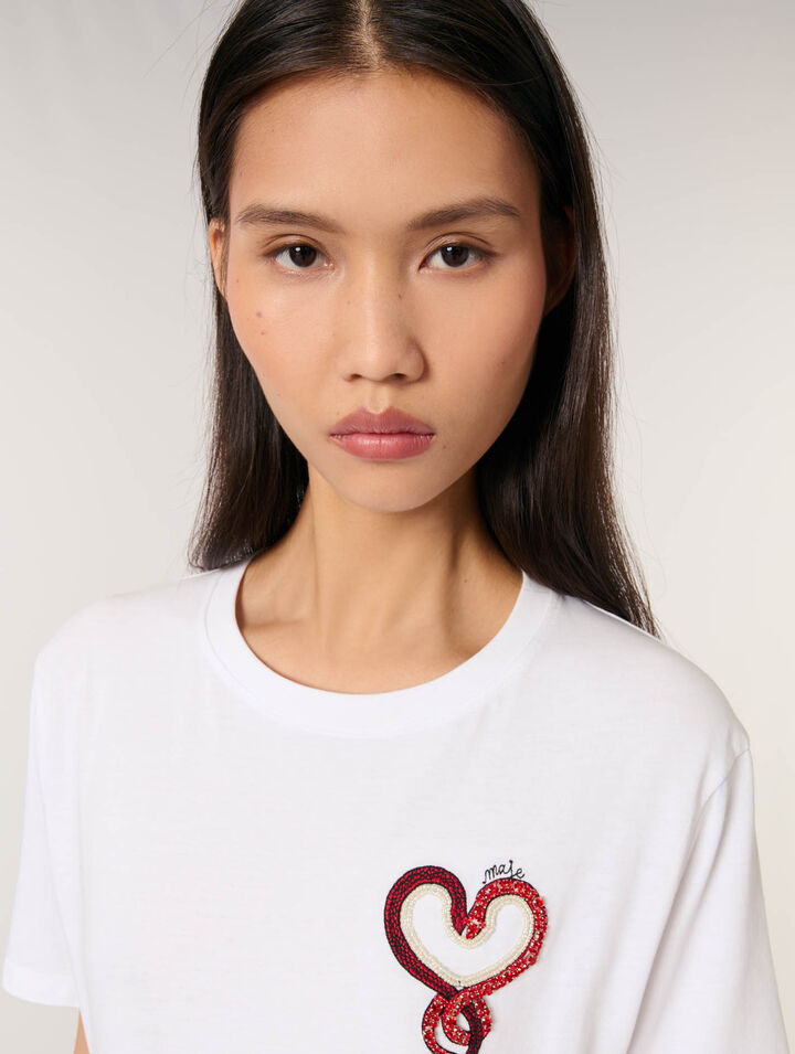 Embroidered T-shirt