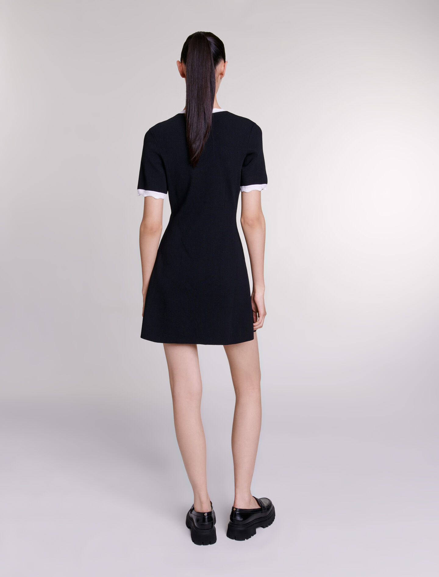 Short knit dress
