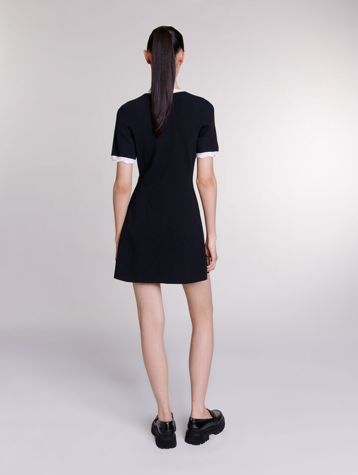 Short knit dress