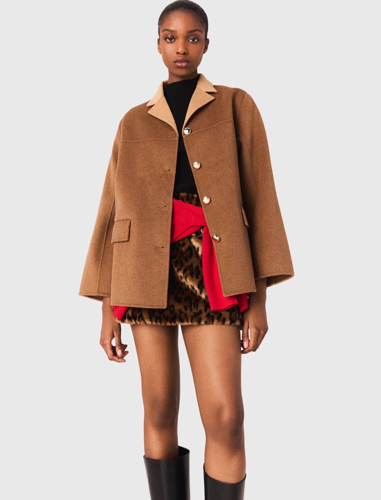 EXAMPLE エグザンプル MELTON HALF COAT EXAMPLE（エグザンプル）の「EXAMPLE MELTON HALF COAT（マウンテン