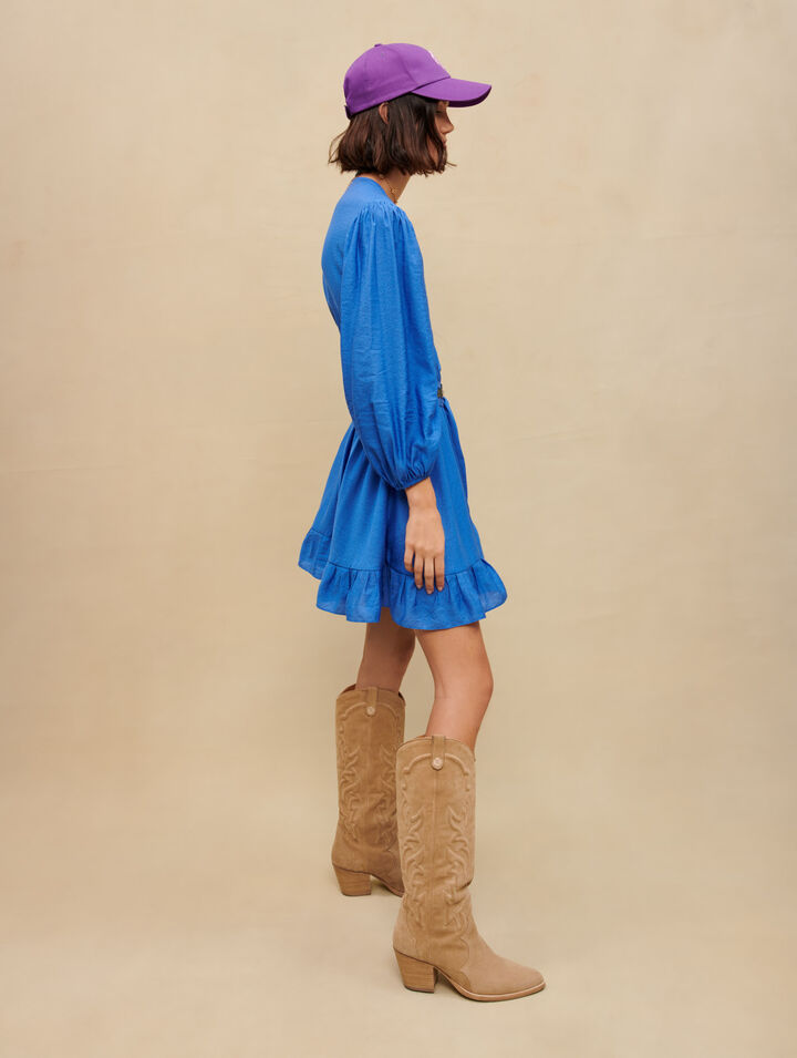 Short ruffled dress
