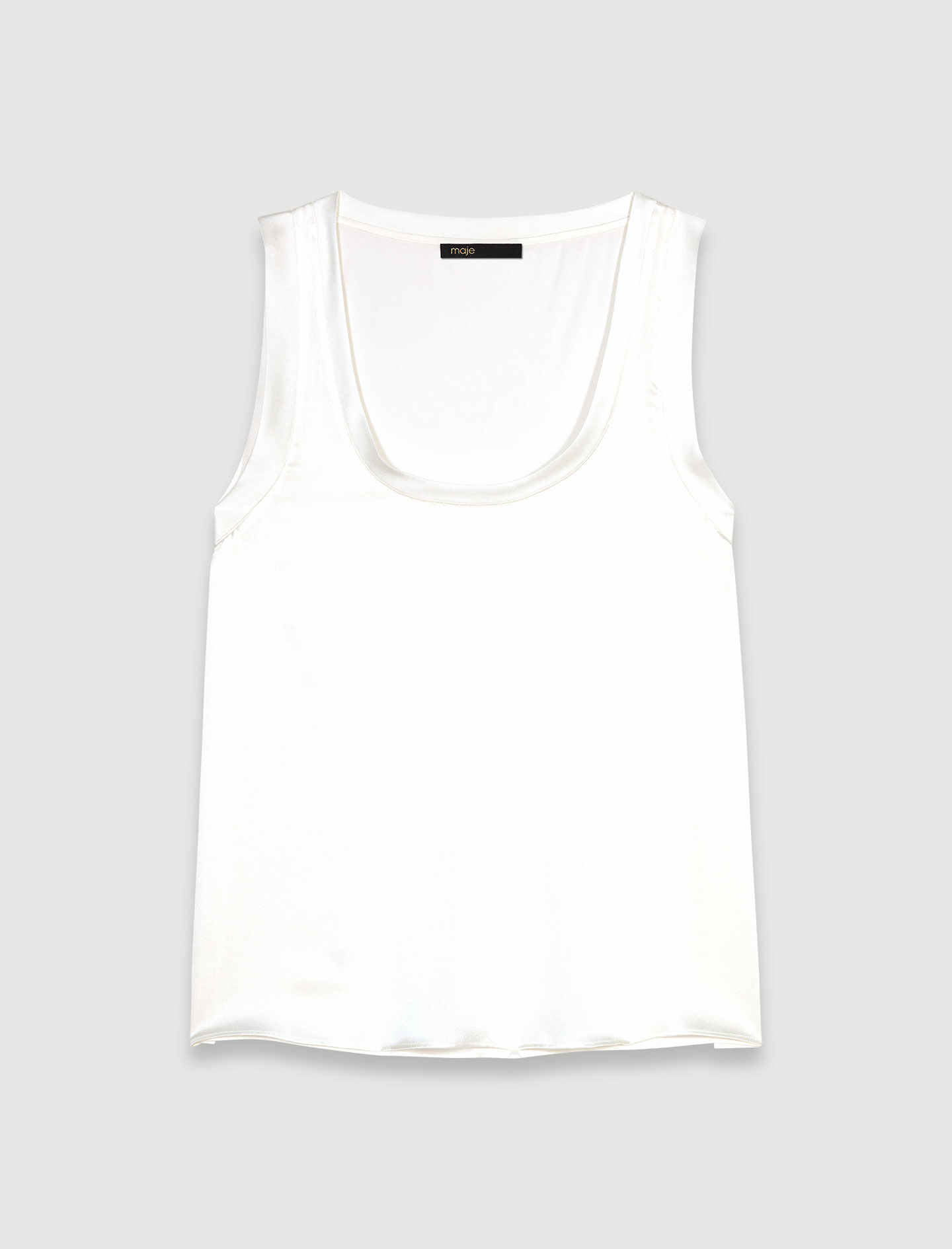 【2025年】高評価レビューアイテム特集 White top tank Silk For Maje | Women シャンプー