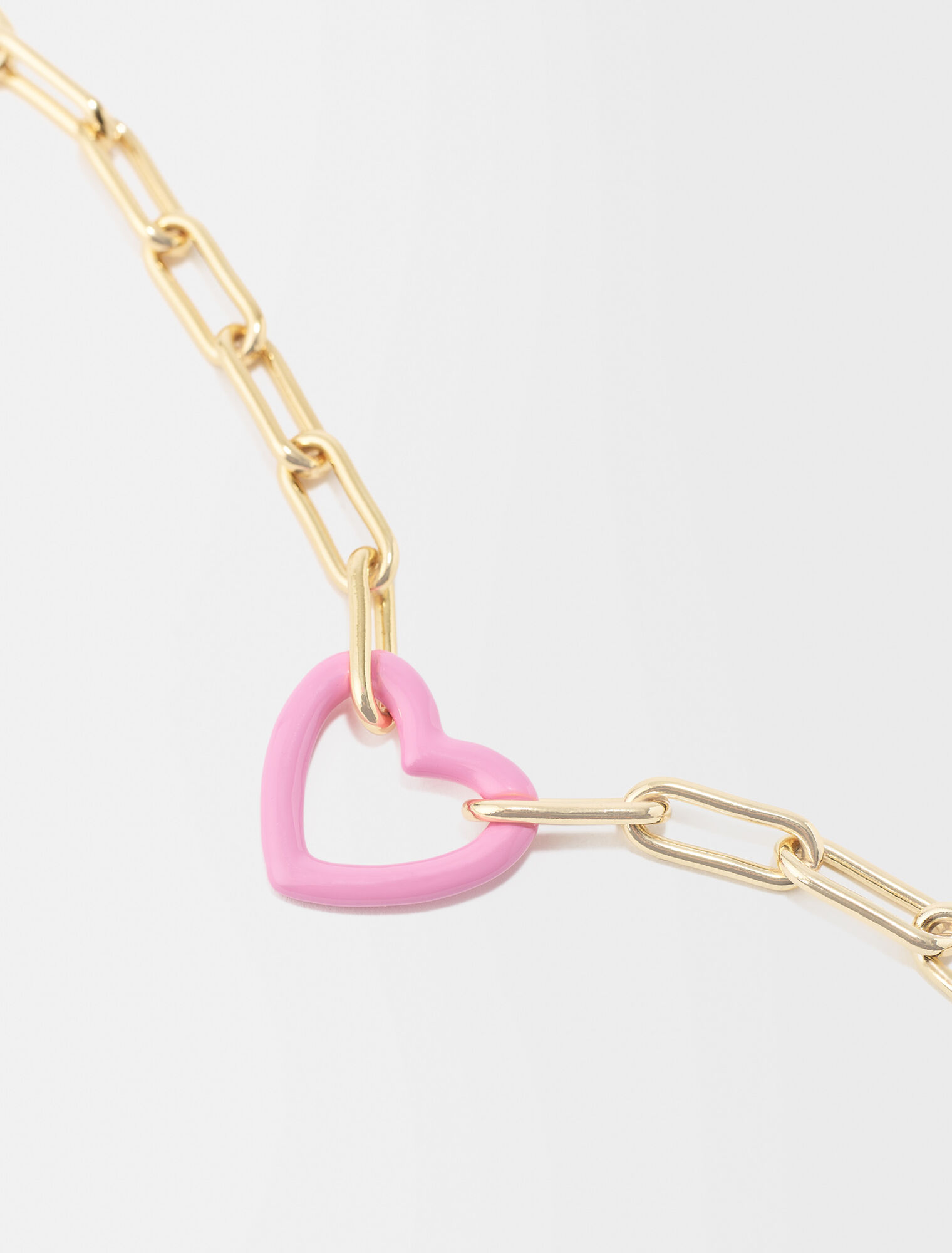 Yellow heart necklace