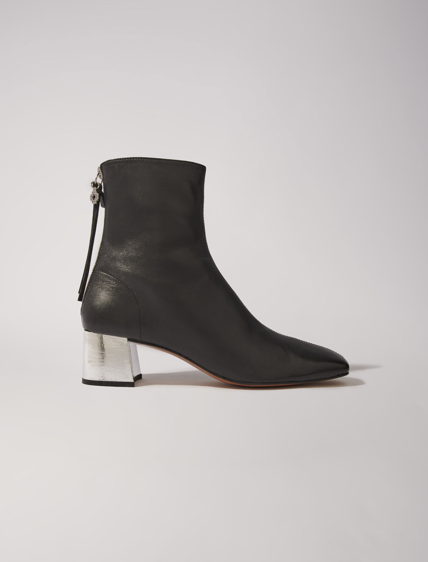 Cheap leather booties top