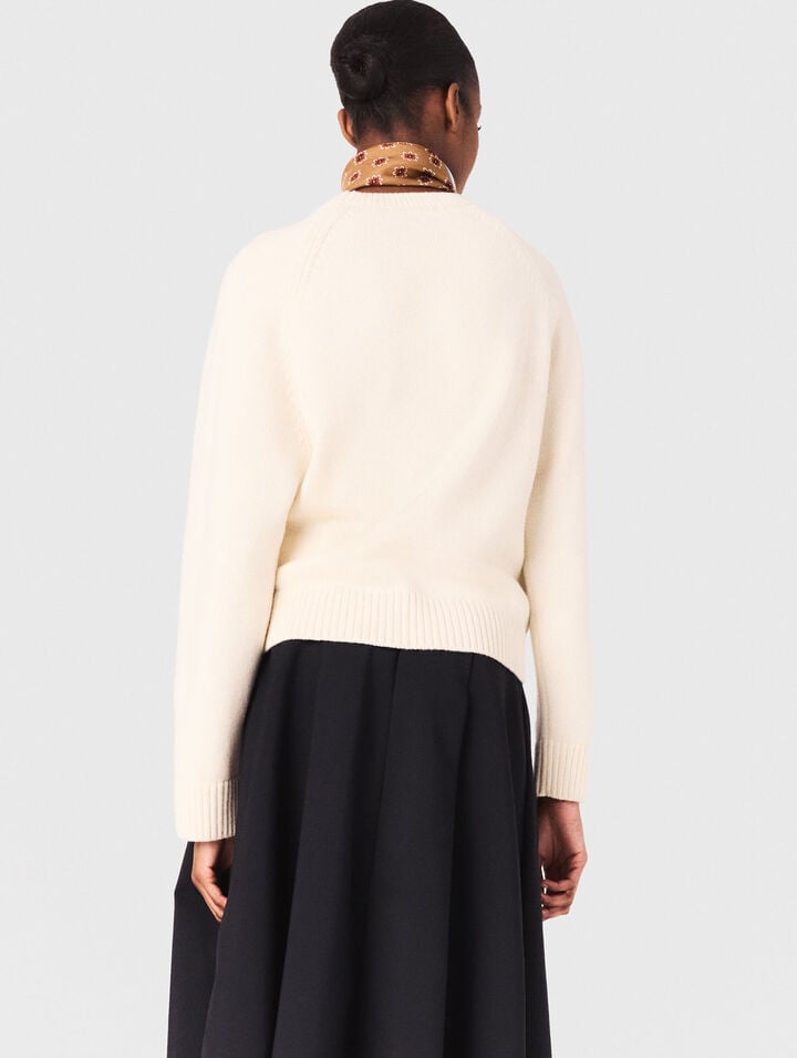 Rib knit jumper