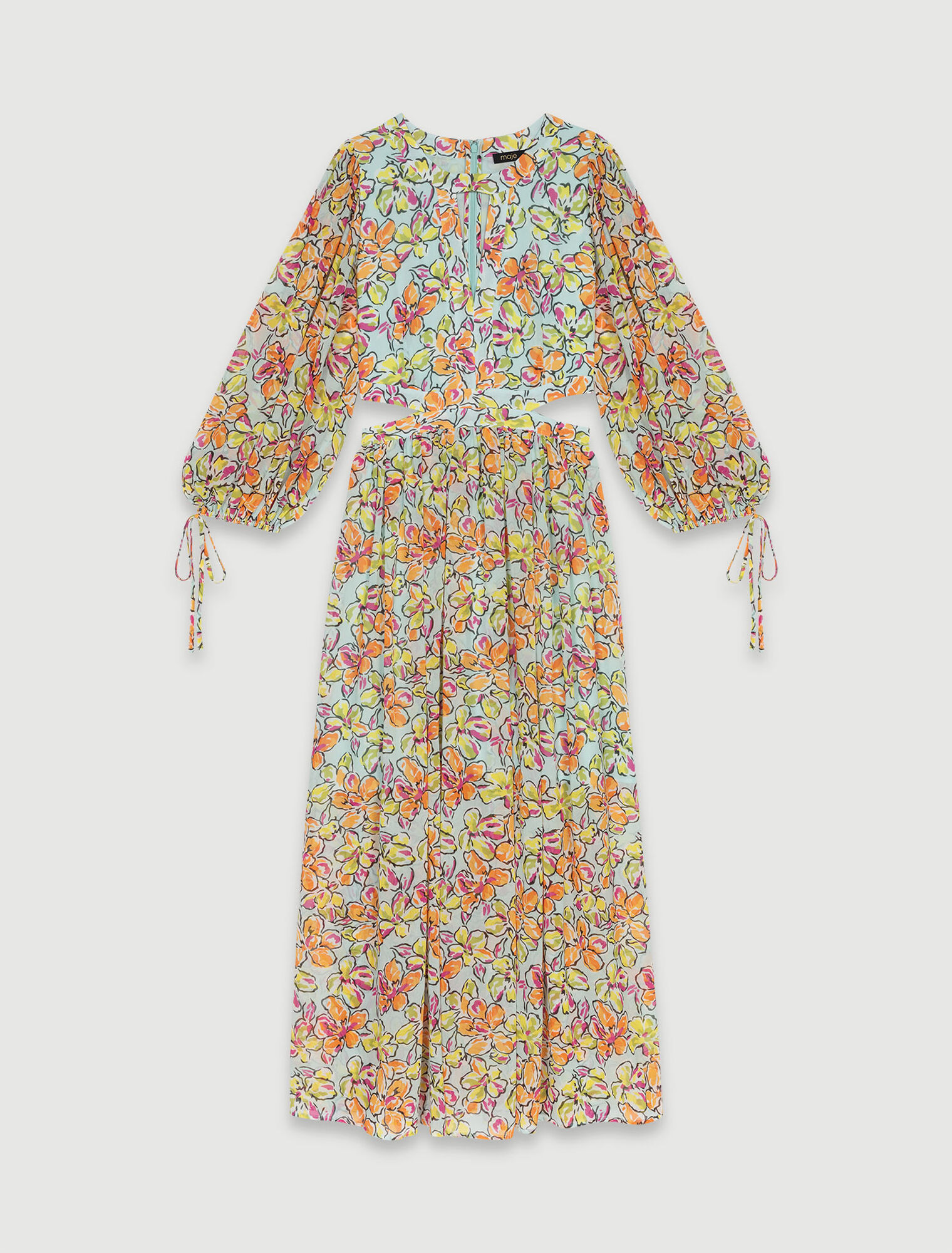 Printed maxi dress