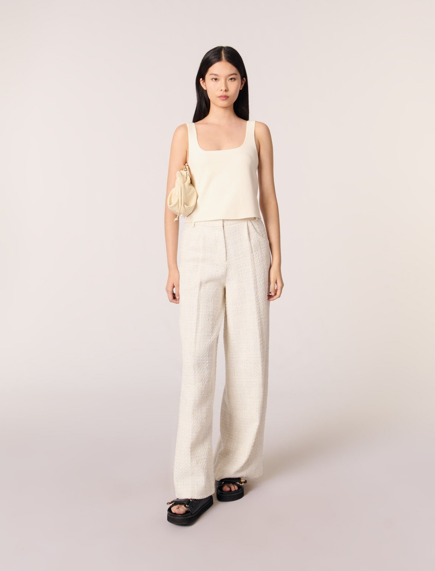 High waist pants For Women | Maje