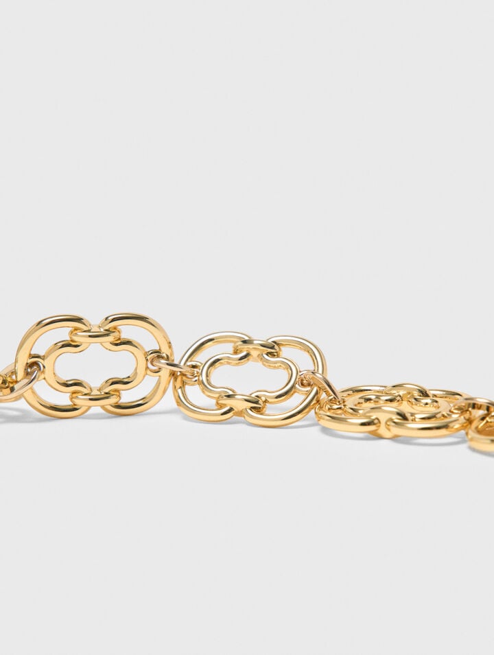 Chain belt with new link