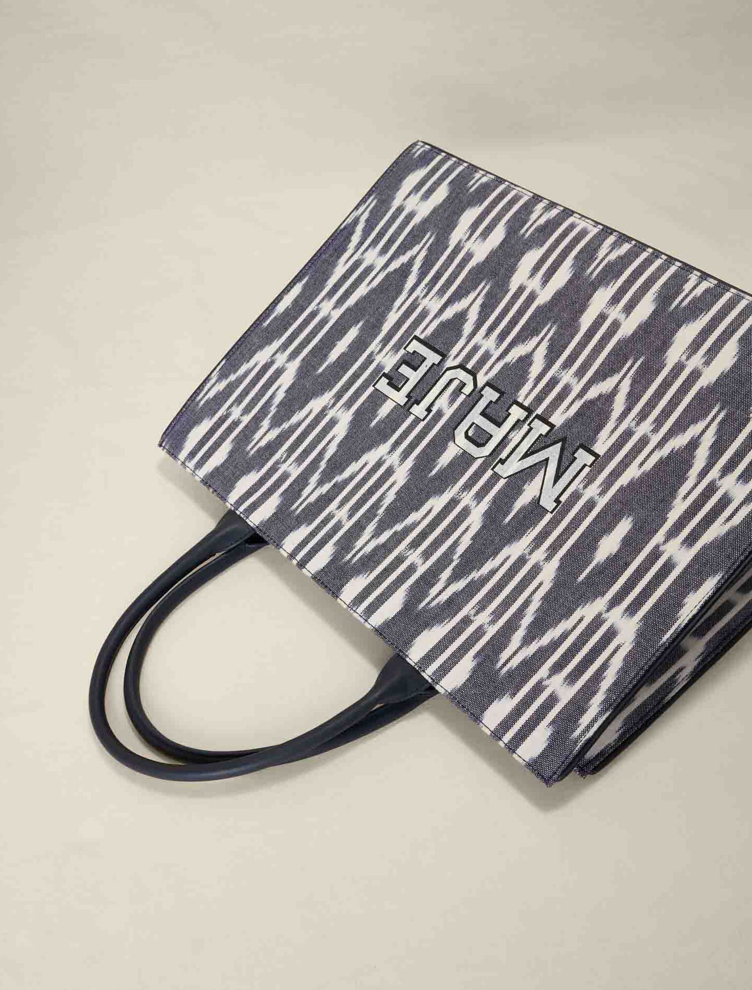 Tie&dye canvas tote bag