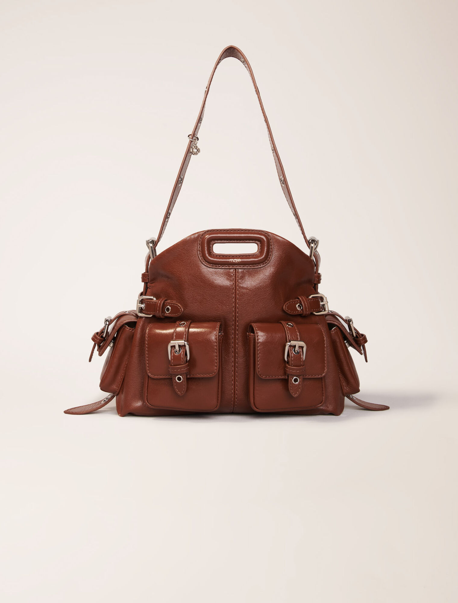 Miss M Mini cargo leather bag