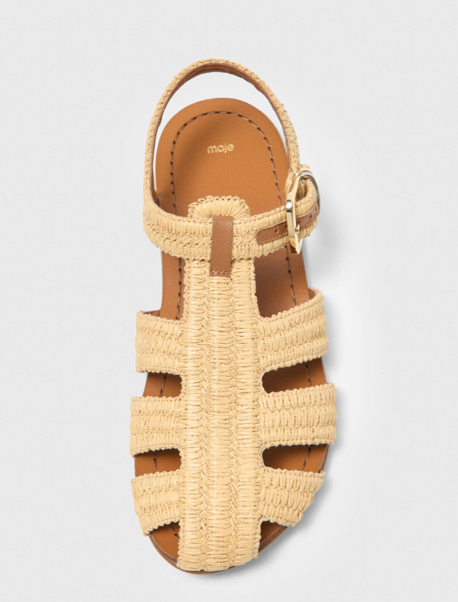 Flat strap sandals