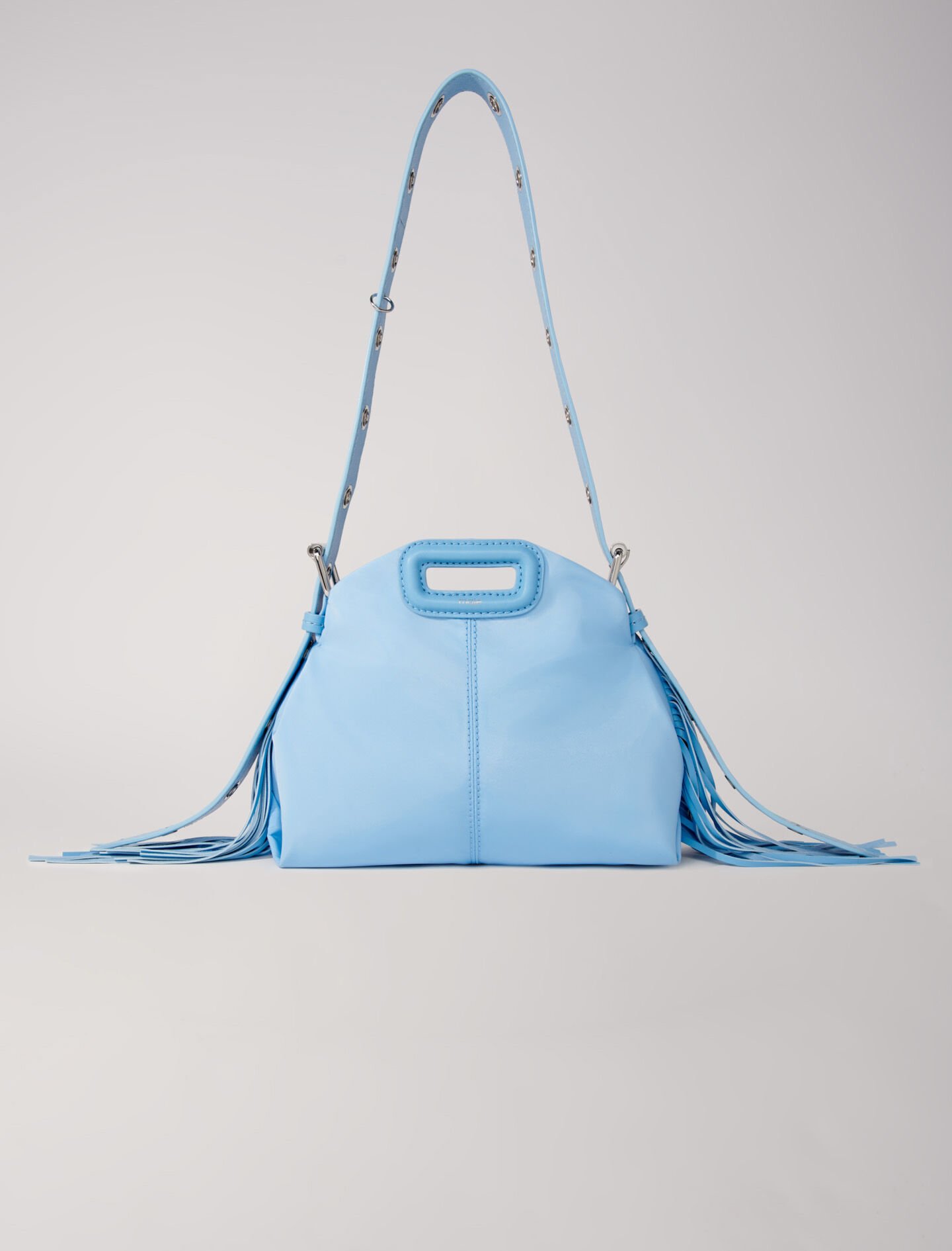 Soft mini Miss M bag Blue For Women | Maje