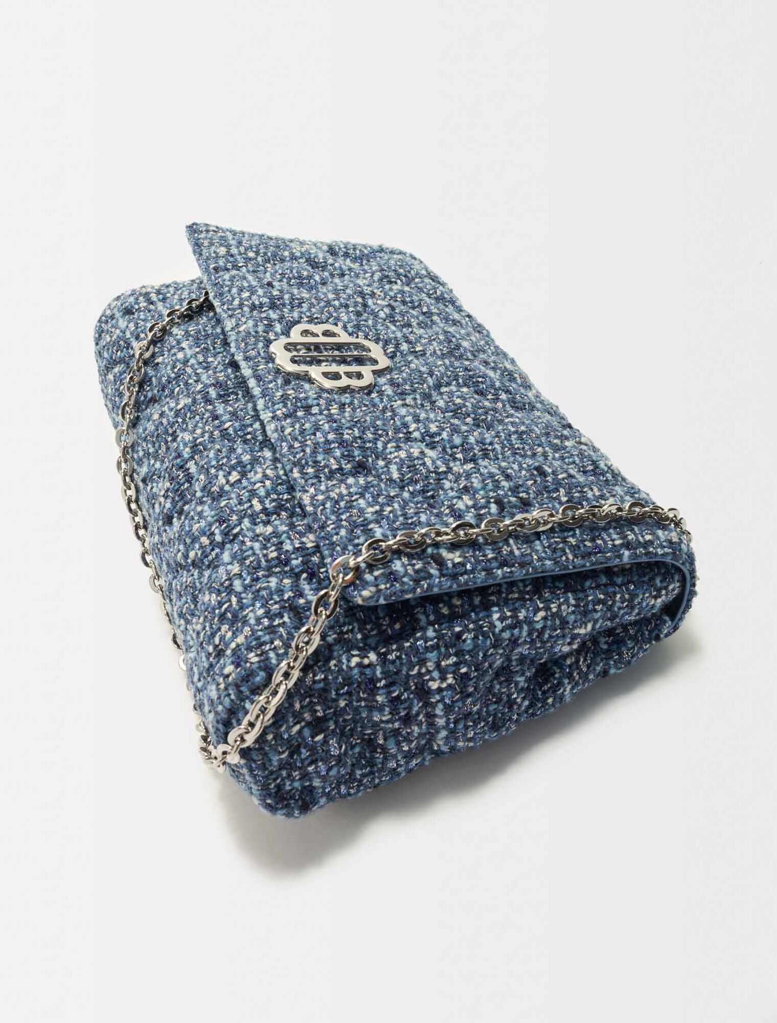 Maje Clover bag in marl tweed