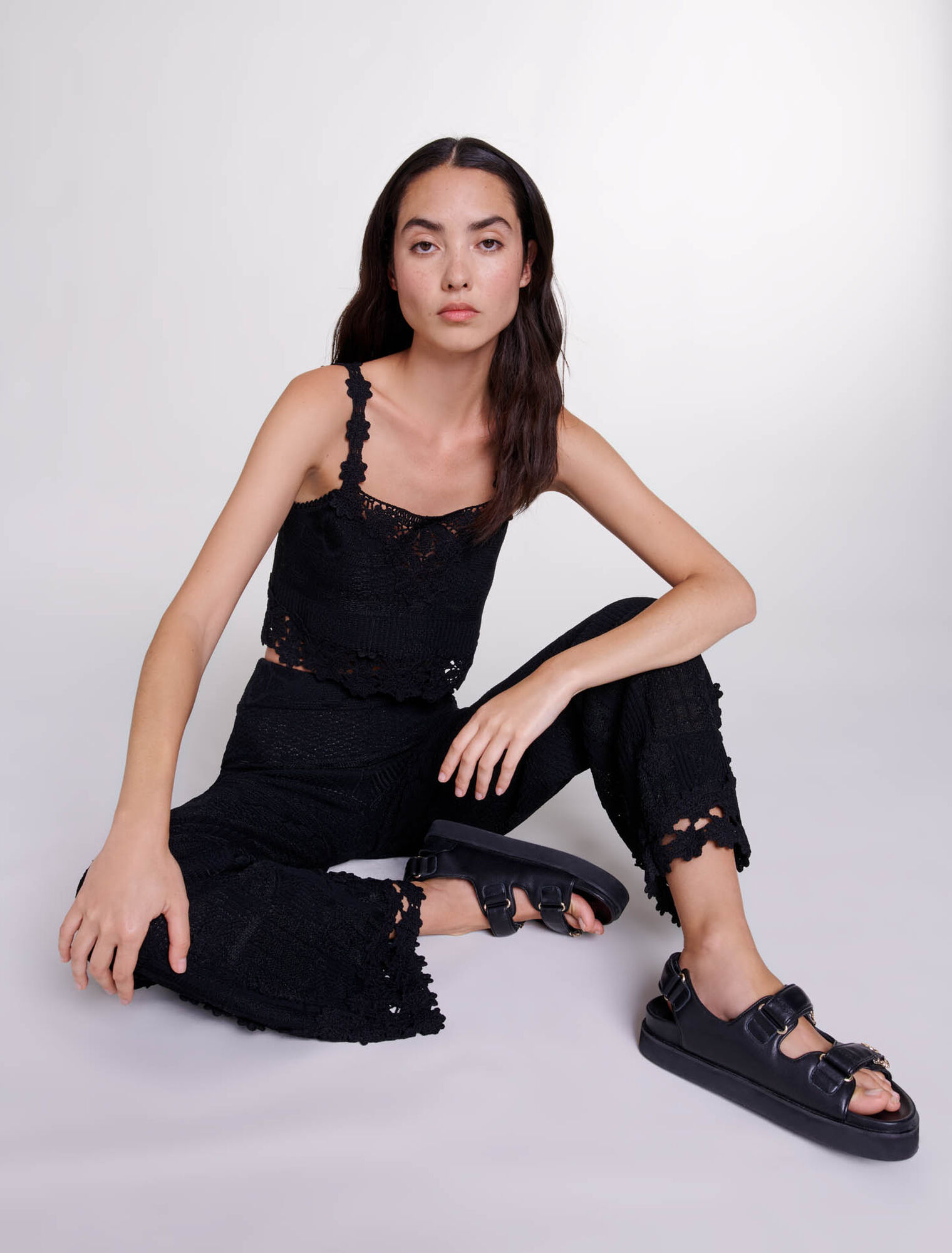 Crochet trousers