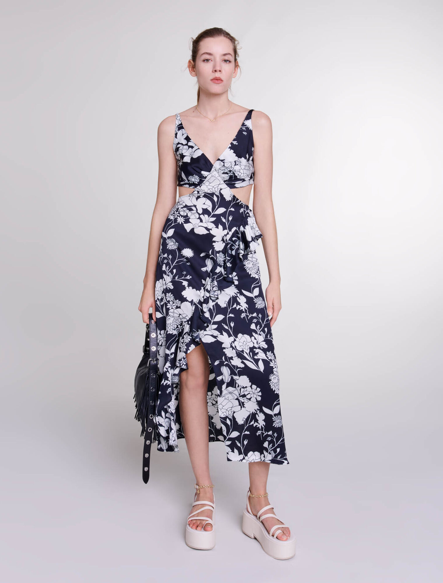 Cutaway maxi dress