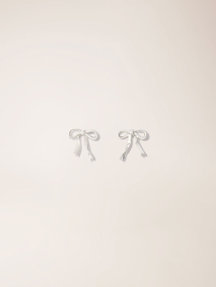 Small bow earrings