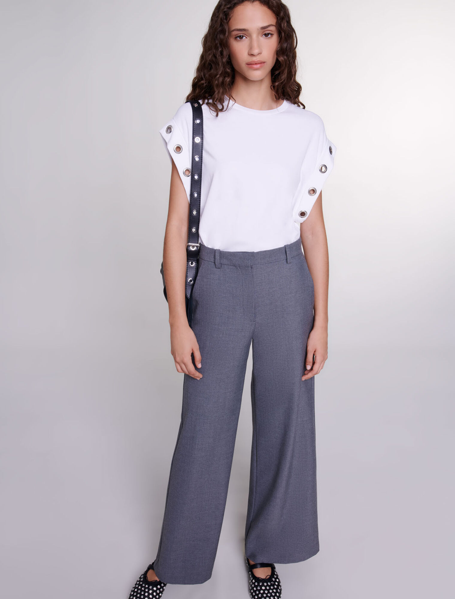Wide-leg trousers