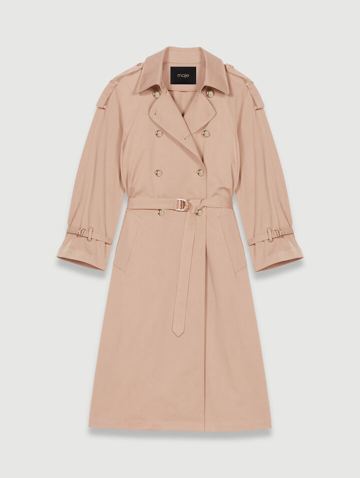 Oversized trench coat
