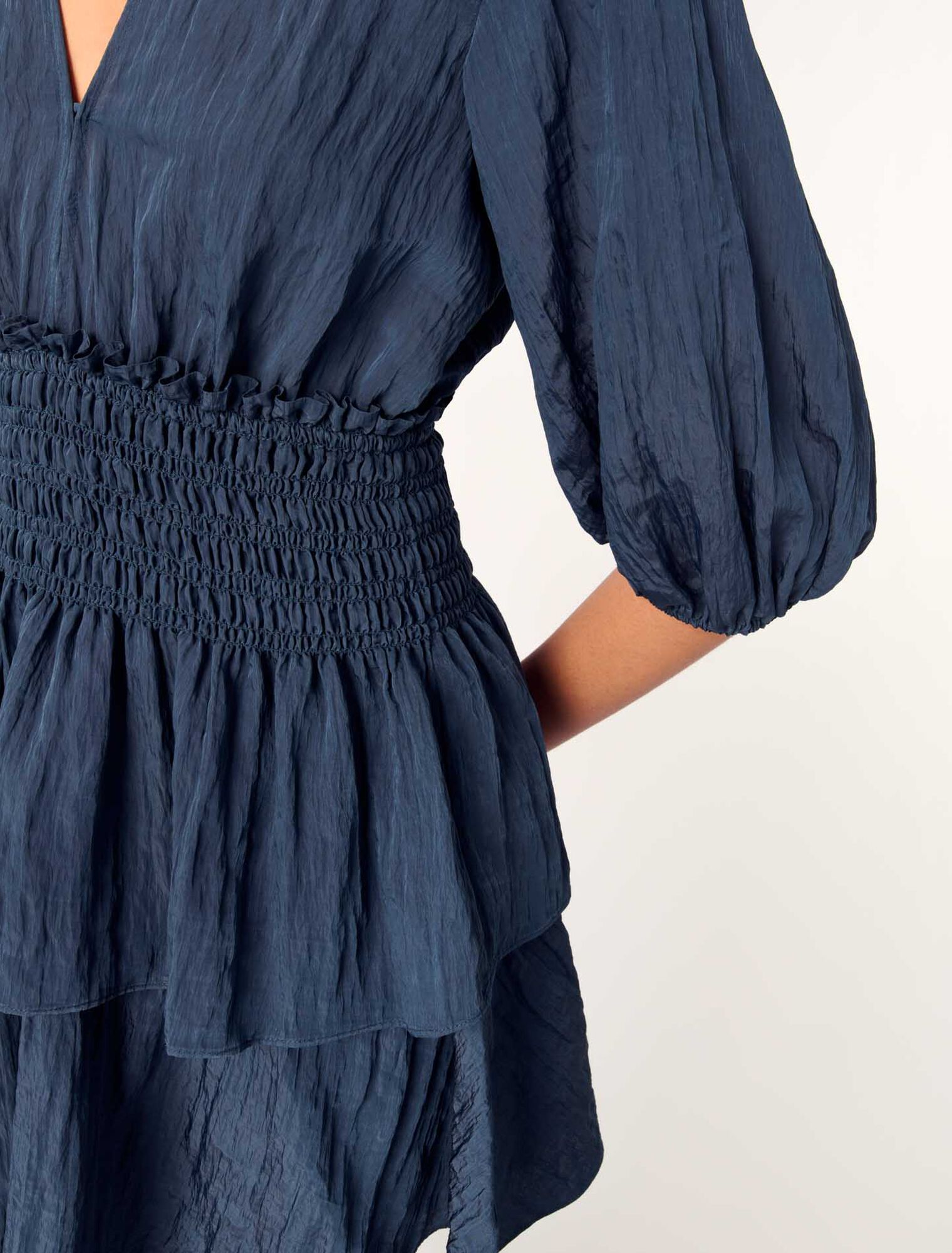 Short ruffled dress