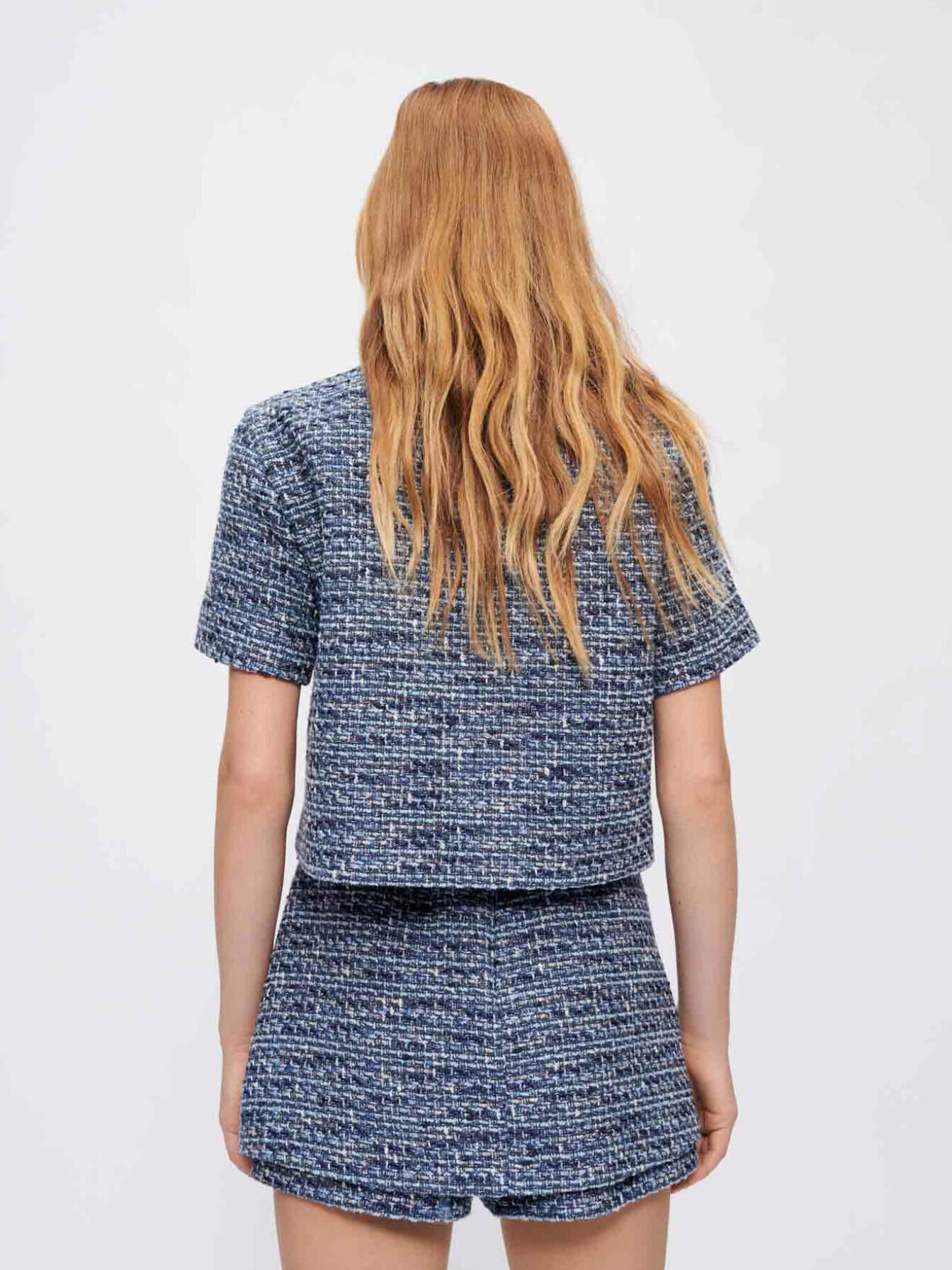Marl tweed shirt