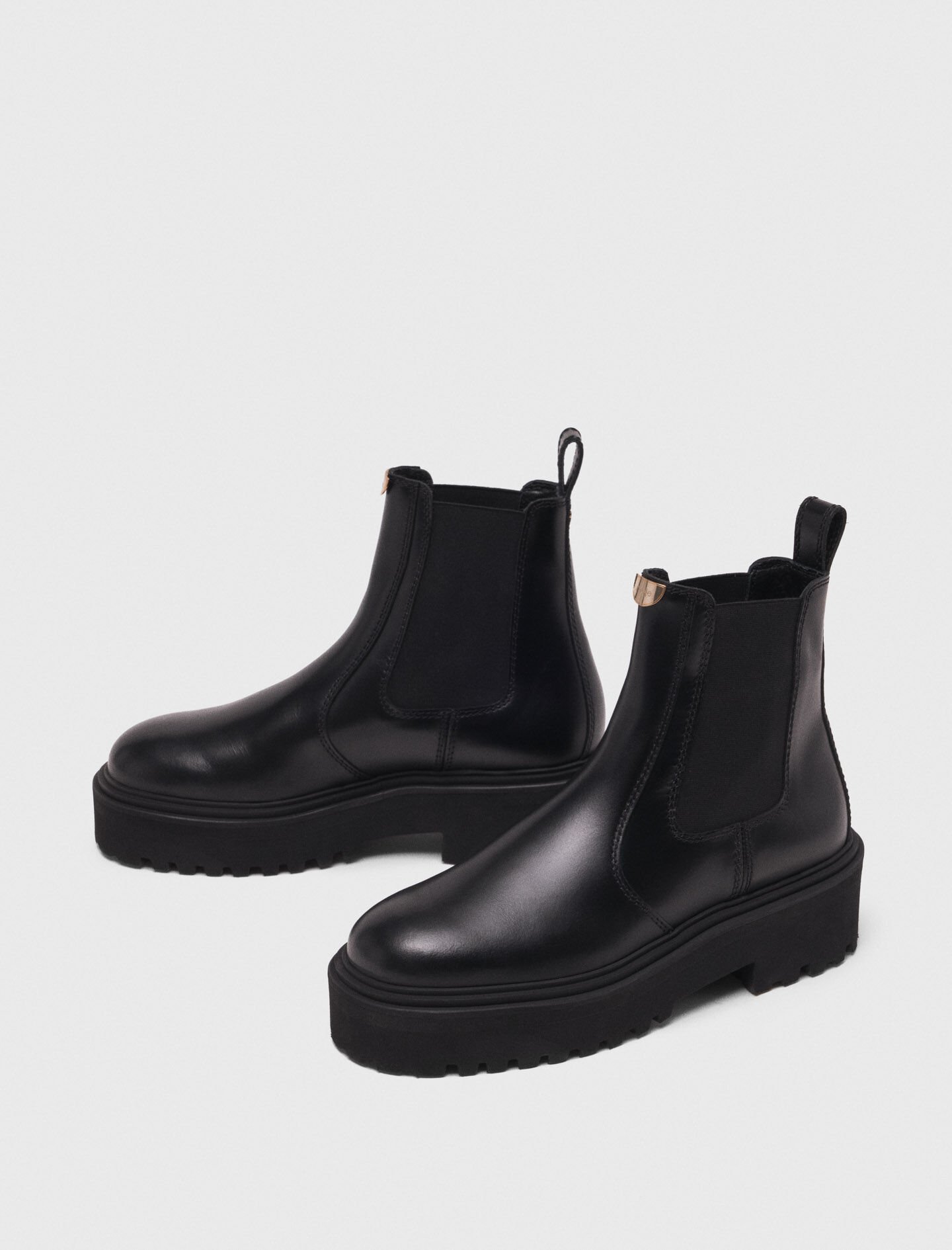 Chelsea boots Black / Gray For Women | Maje