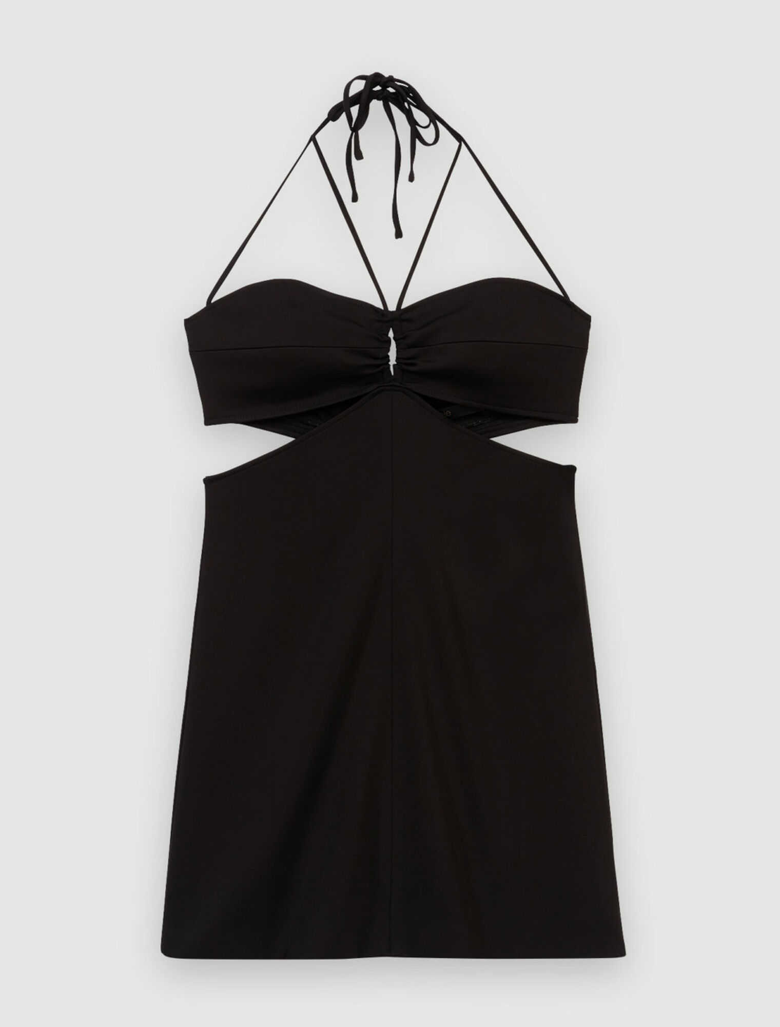 Mini dress with cut-outs