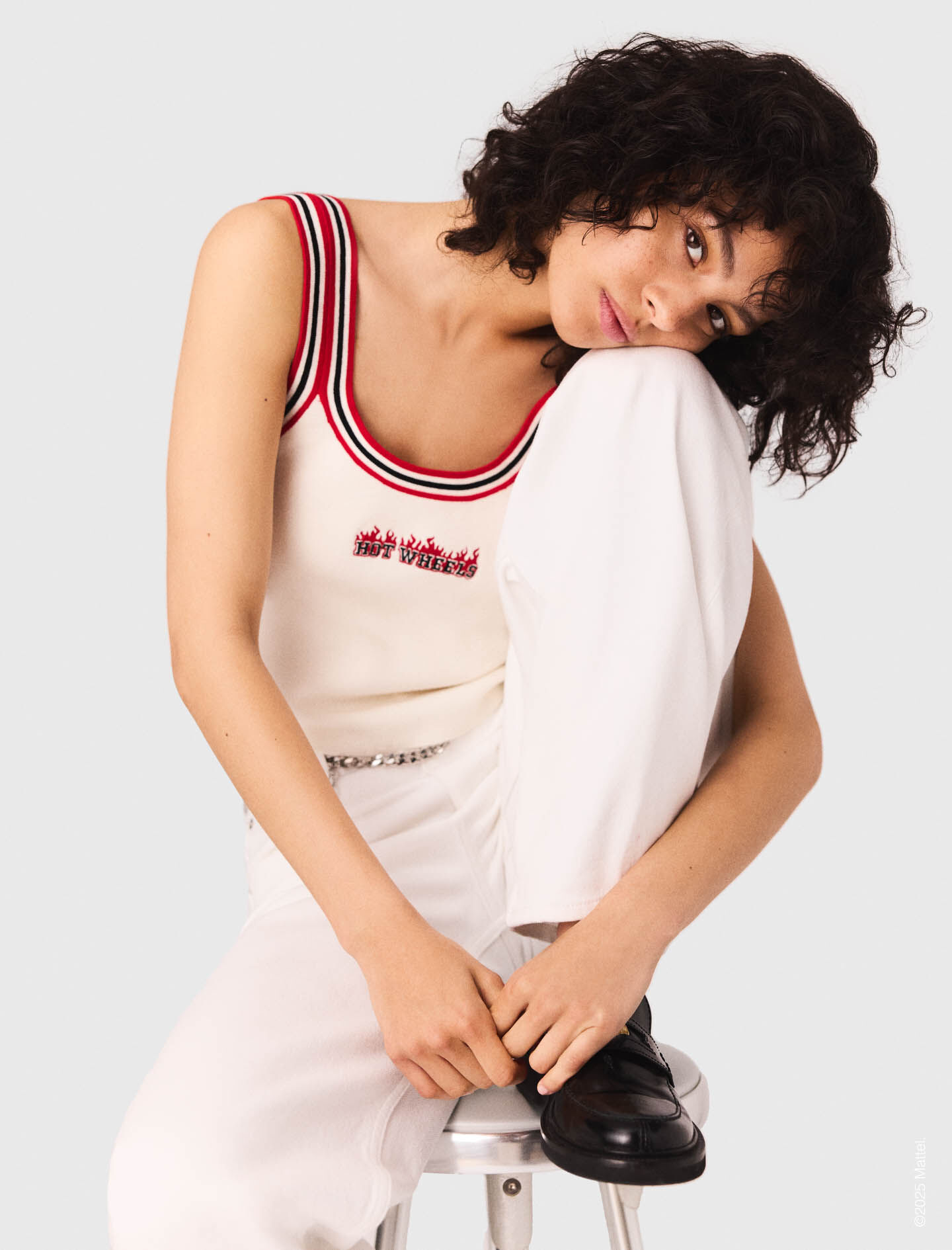 Knit crop top White For Women | Maje