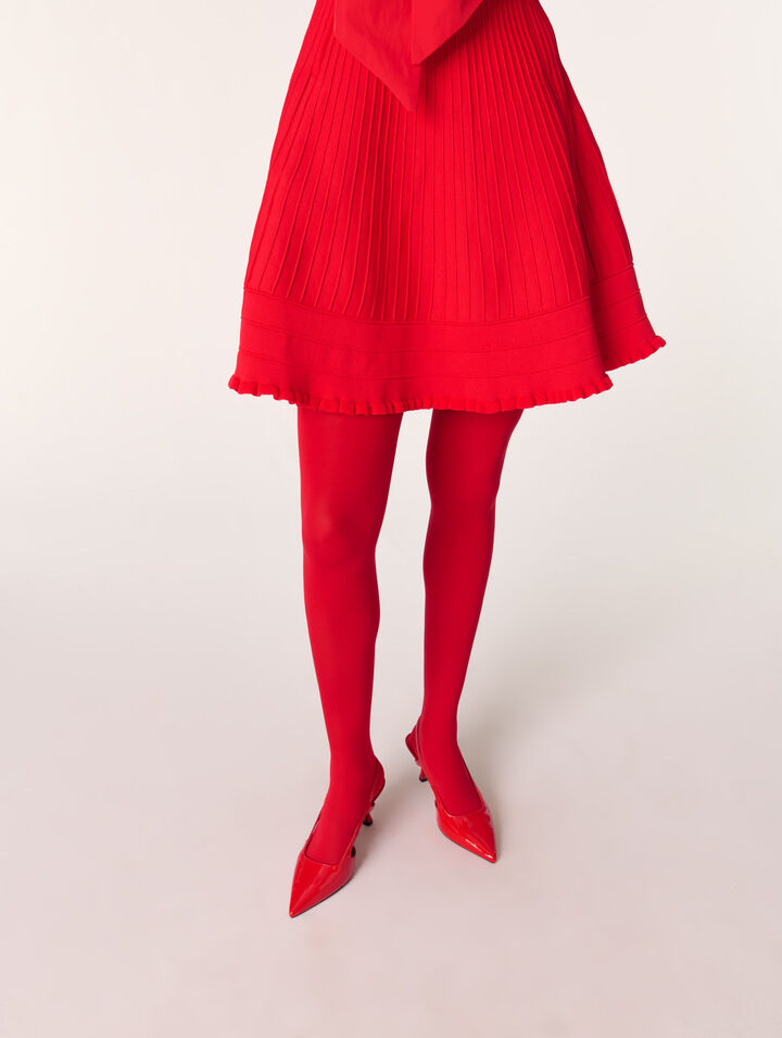 Mini knit dress