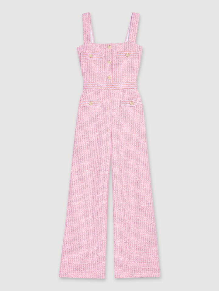 Tweed dungarees