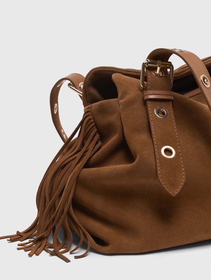 Suede Miss M XL bag