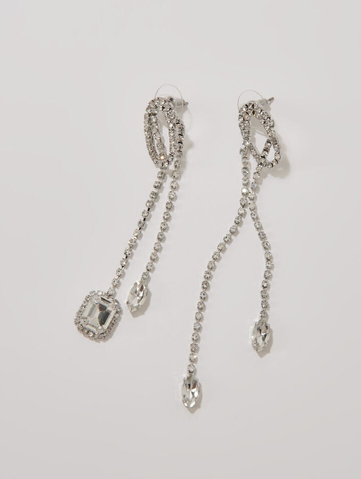 Rhinestone earrings