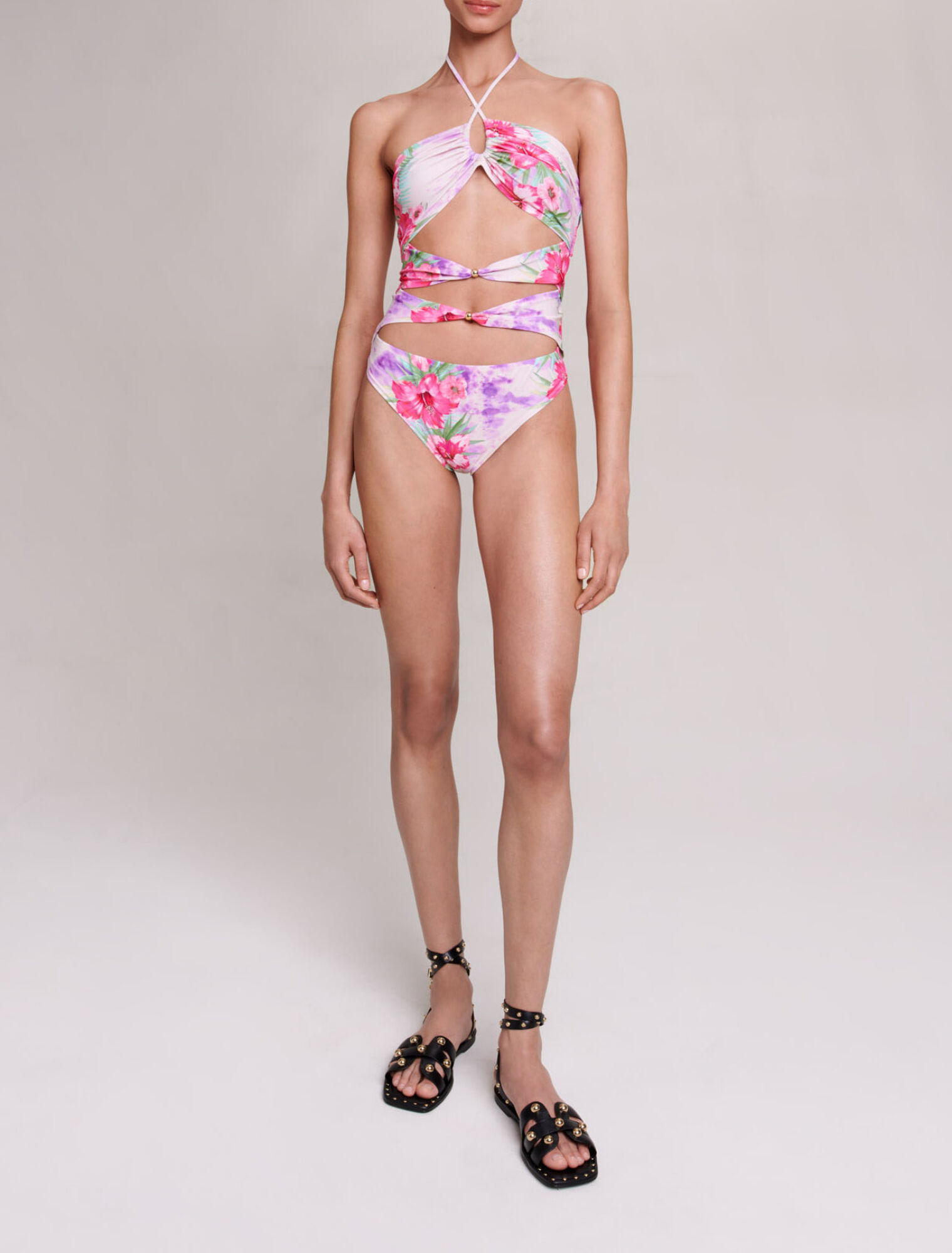 Openwork swimsuit