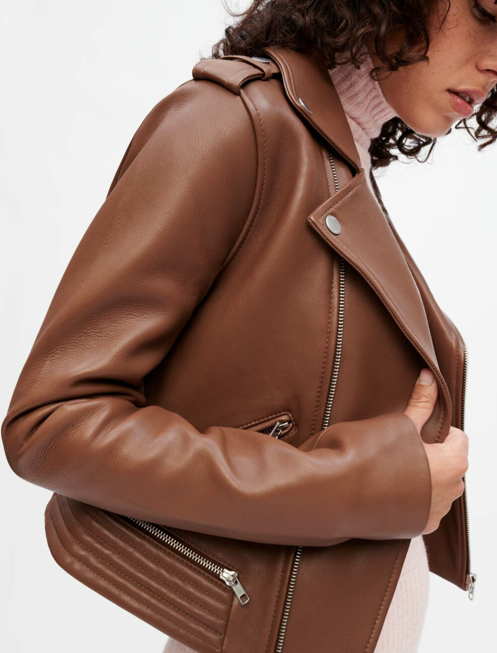 Maje dream tomorrow leather jacket online